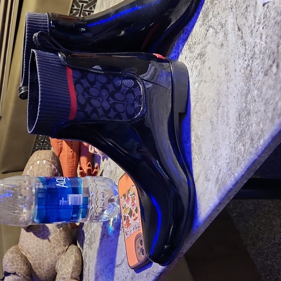 Coach sock rain boot 9.5 - Picture 5 of 9